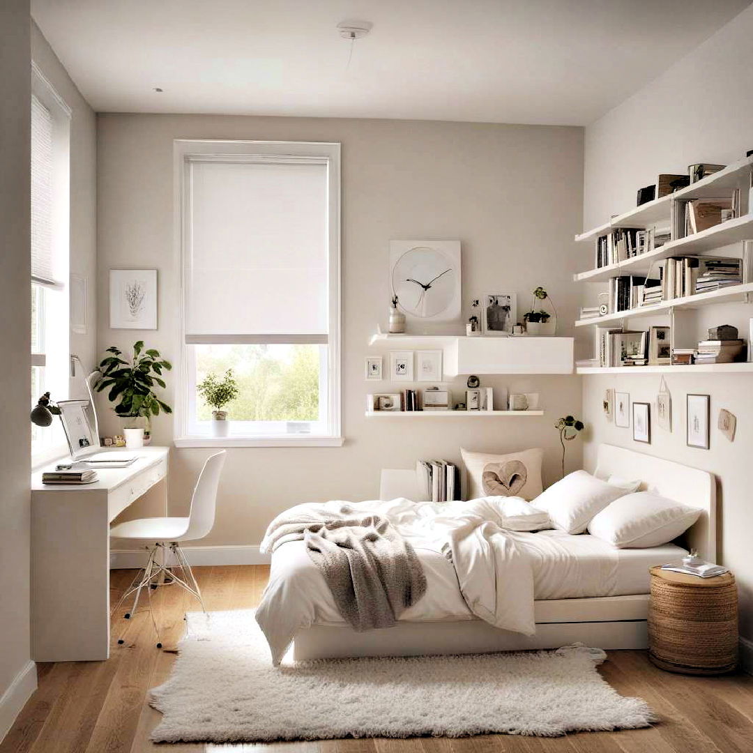 go for minimalist design - 40 Teen Room Ideas