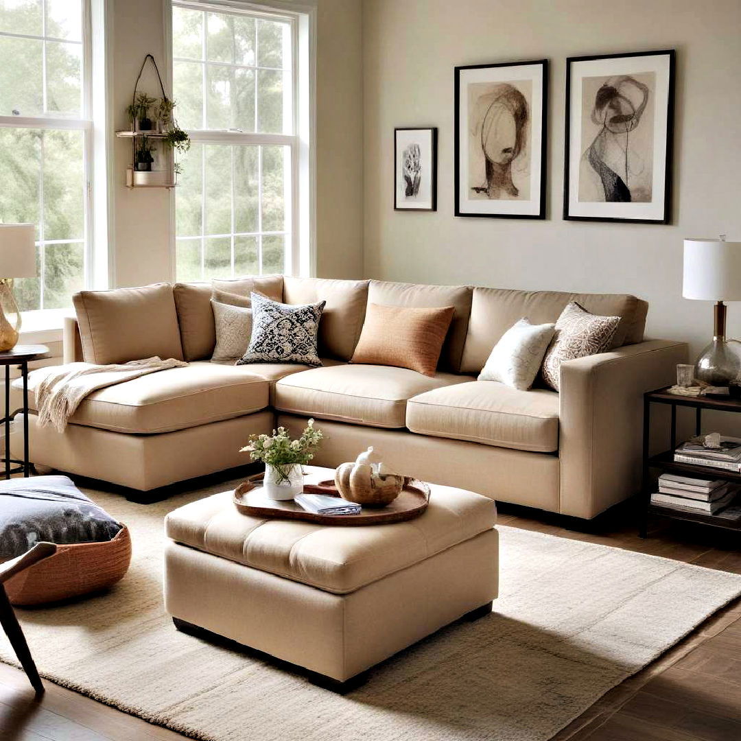go for multifunctional furniture - 40 Small Living Room Ideas