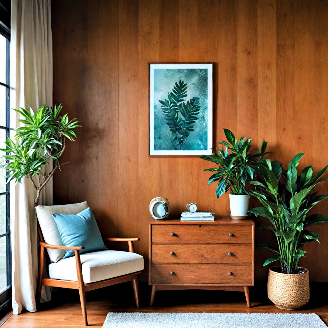 go for wooden accents - 40 Aesthetic Room Ideas