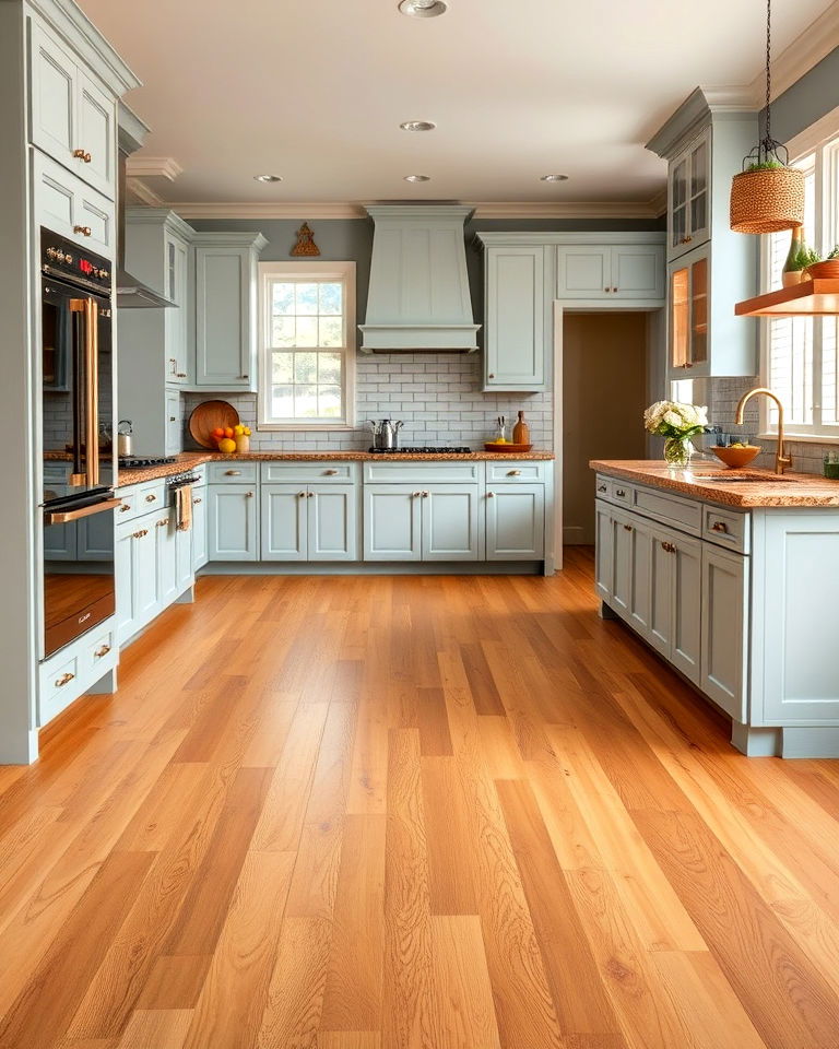 golden hickory wood floor color - 30 Wood Floor Colors
