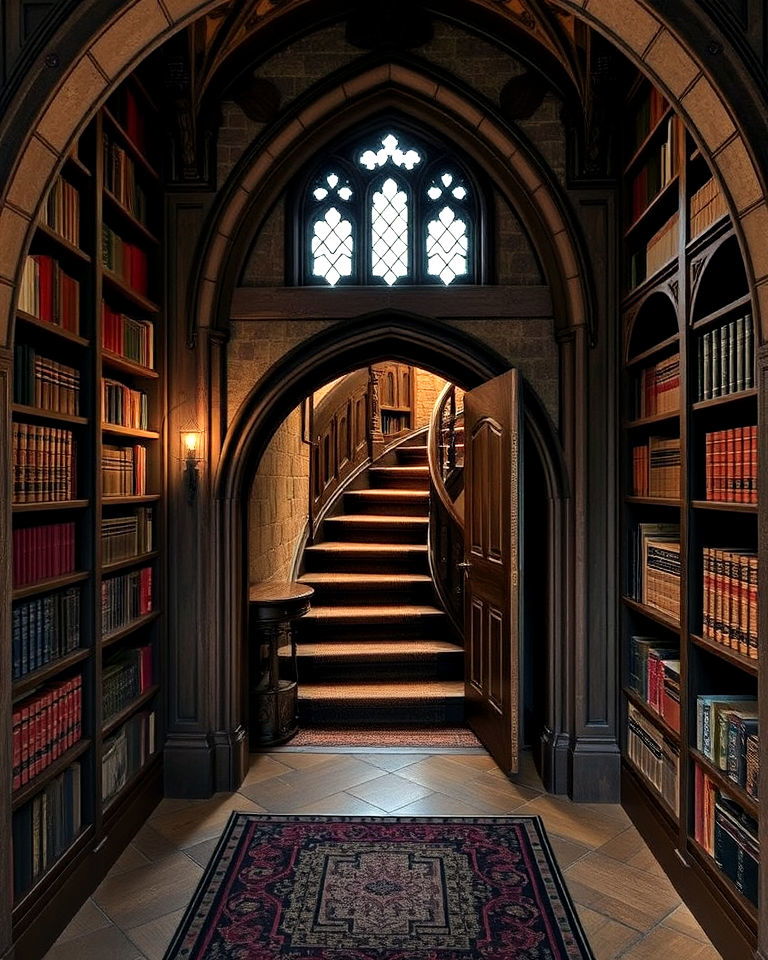 gothic castle with hidden passageway - 25 Gothic Castle Ideas