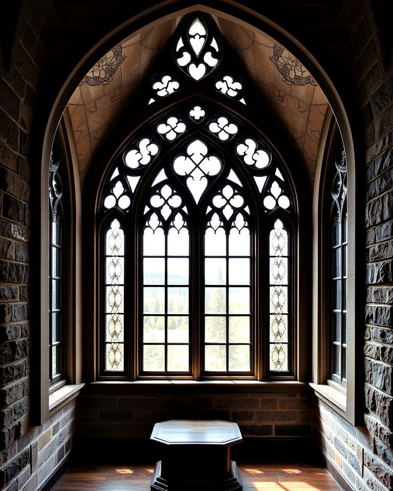 gothic inspired arched windows - 30 Arch Window Design Ideas
