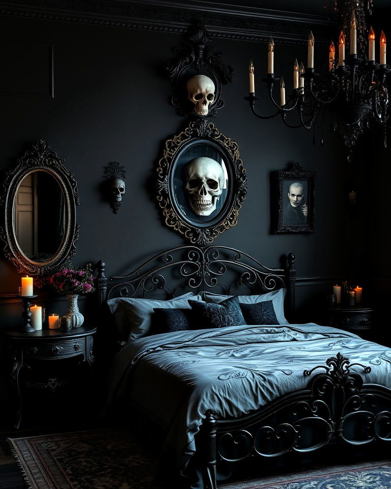 gothic mystery chamber bedroom design - 20 Fantasy Bedroom Ideas