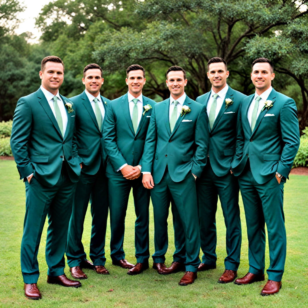 groomsmen attire ideas - 30 Sage Green Wedding Ideas