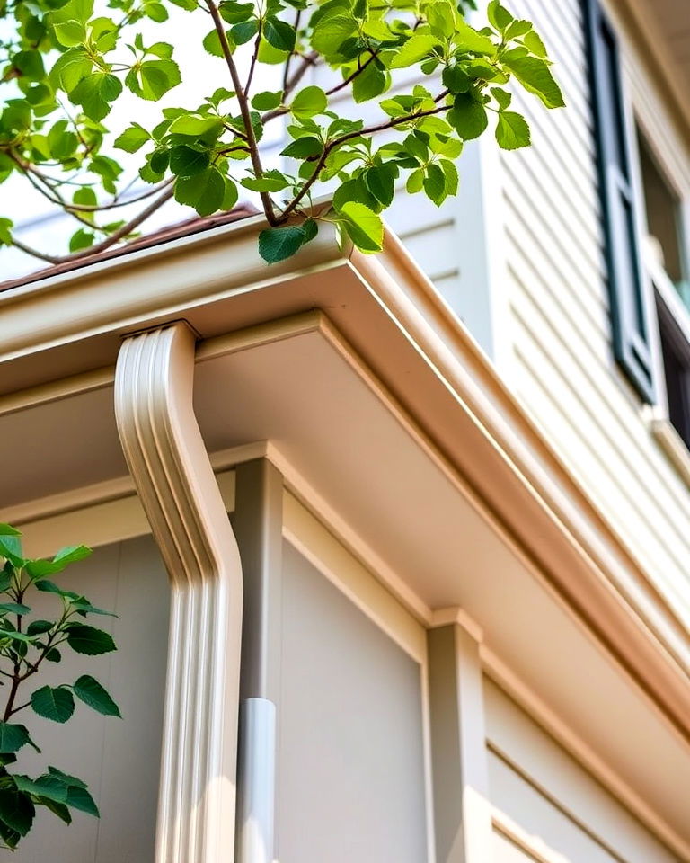 gutters and downspouts for exterior home remodeling - 30 Exterior Home Remodeling and Renovation Ideas