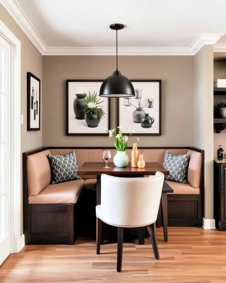 half wall for dining room banquette - 30 Half Wall Ideas