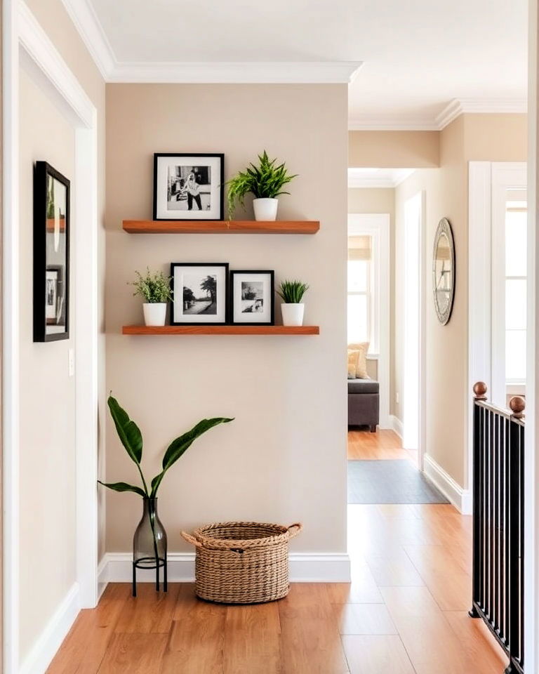 half wall in a hallway - 30 Half Wall Ideas