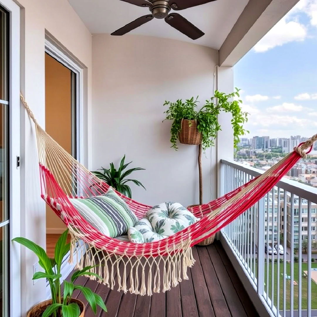 hammock for bedroom balcony - 20 Bedroom Balcony Ideas