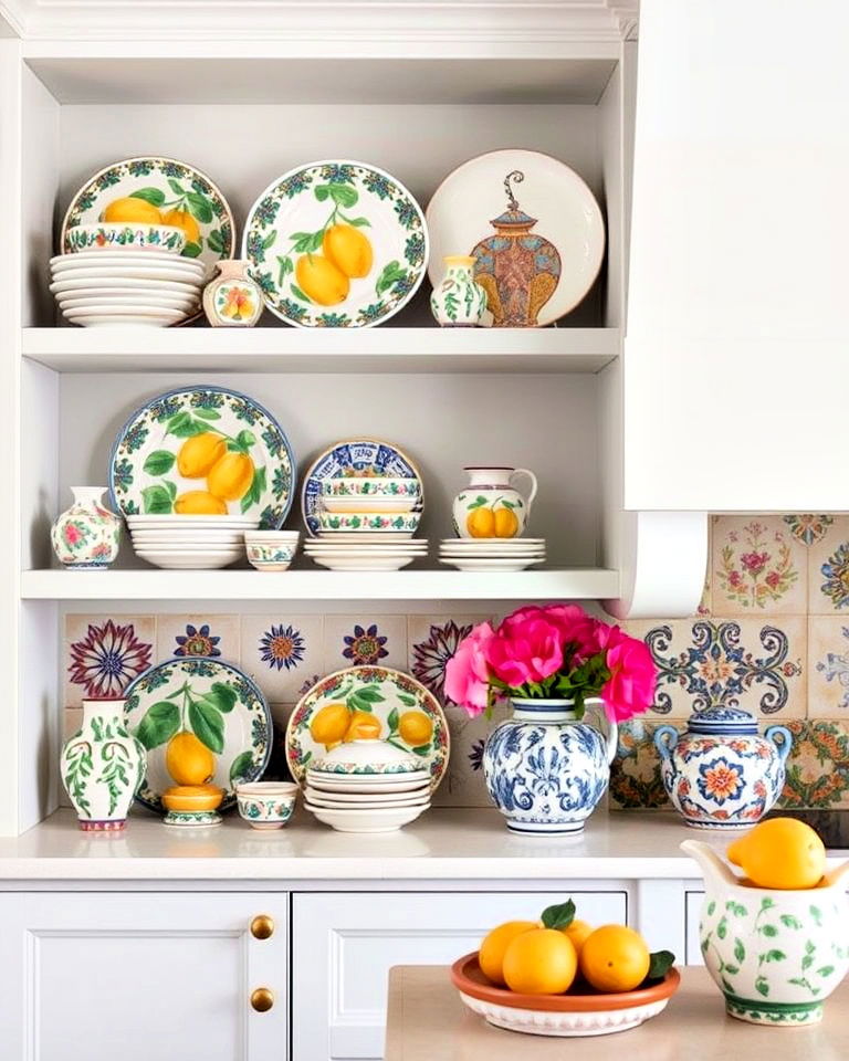 hand painted statement ceramic pieces - 20 Italian Interior Design Ideas