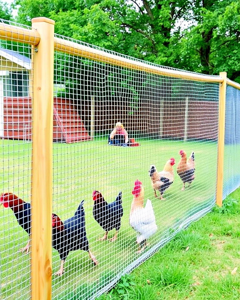 hardware cloth fence for chicken enclosure - 25 Chicken Fence Ideas