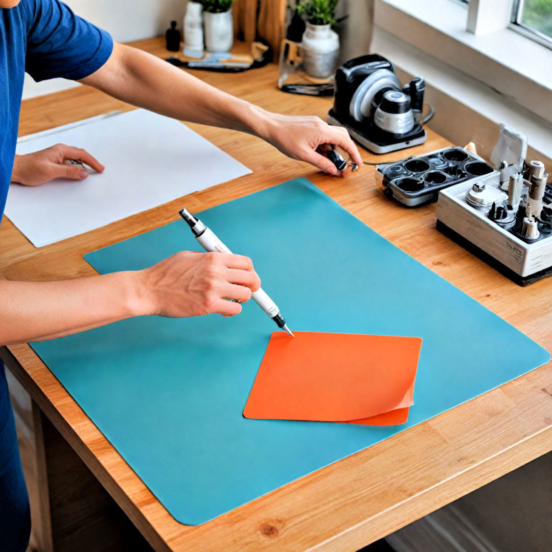 heat resistant work surface for craft room - 25 Craft Room Ideas