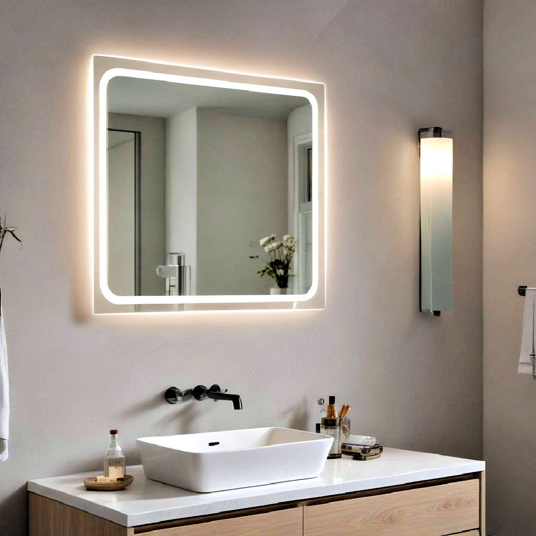 high tech mirror - 40 Modern Bathroom Ideas