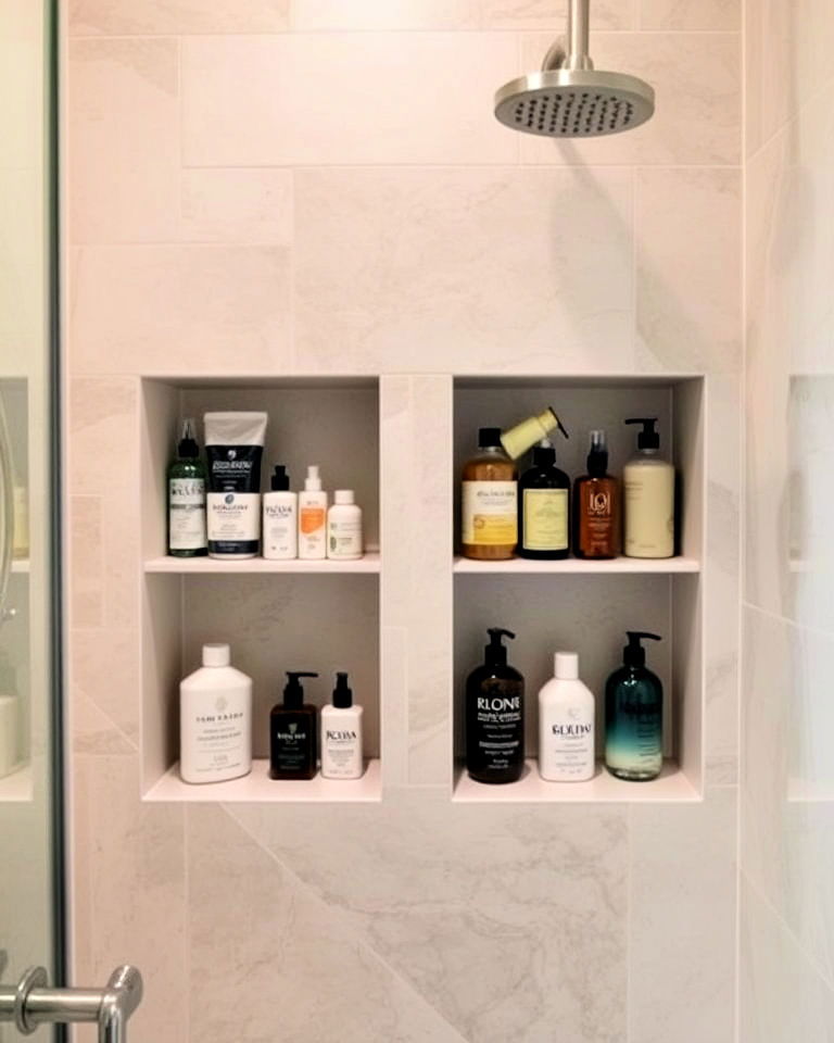 his and her separate shower niches - 15 His and Her Bathroom Ideas