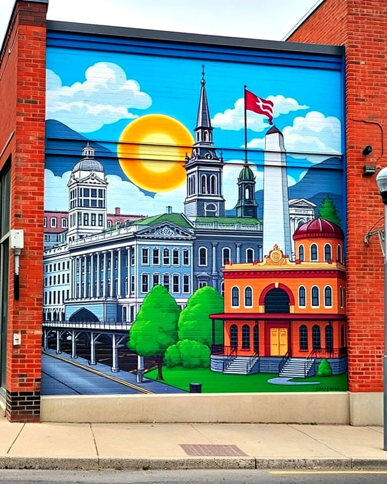 historical landmarks for small town - 20 Small Town Murals