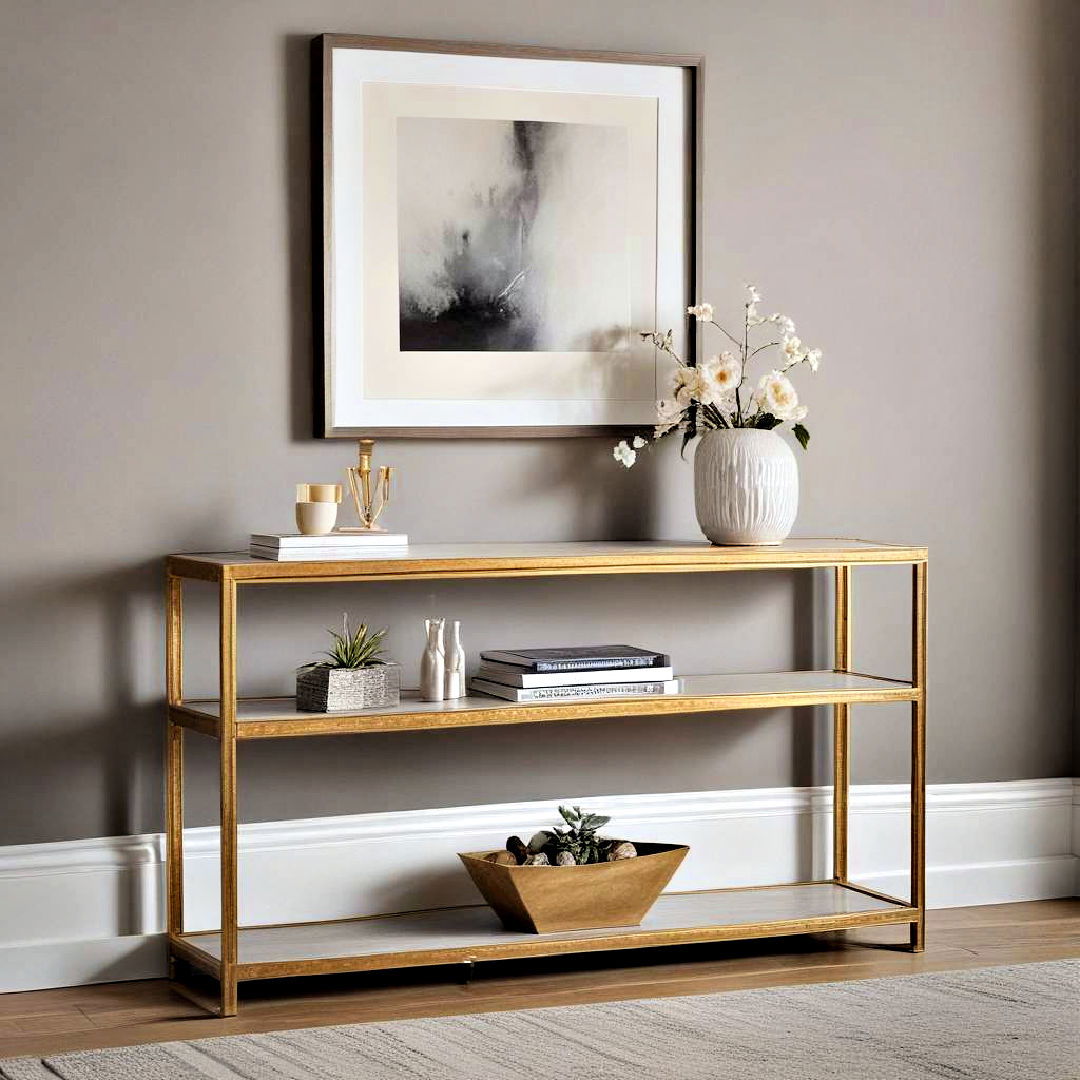 home decor with console table - 40 Home Decor Ideas