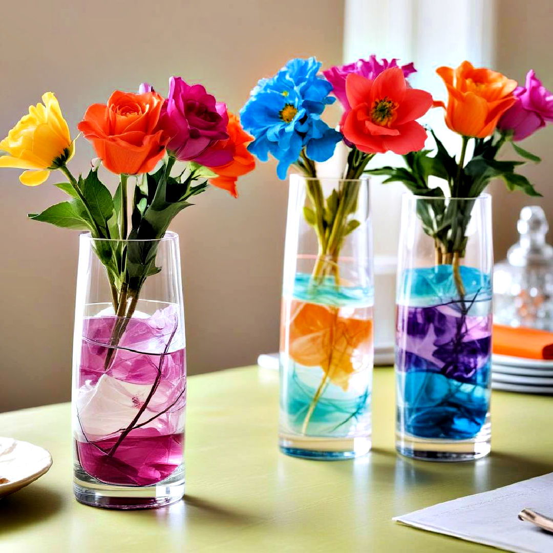home decor with glass vases - 40 Home Decor Ideas