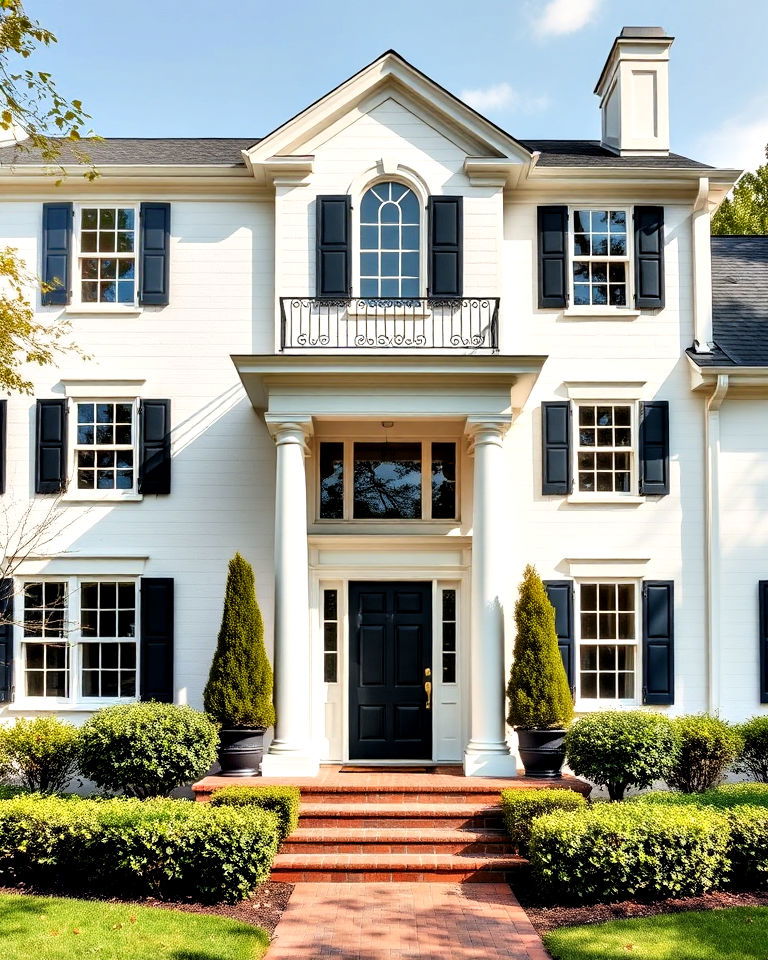 home exterior with creamy white paint - 25 Off-white Paint Colors for Home Exteriors