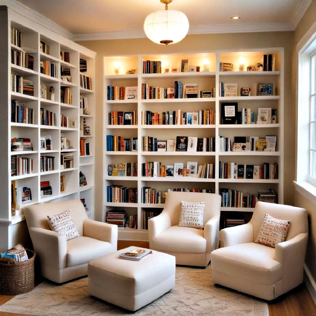 homeschool room with quiet reading nook - 25 Homeschool Room Ideas