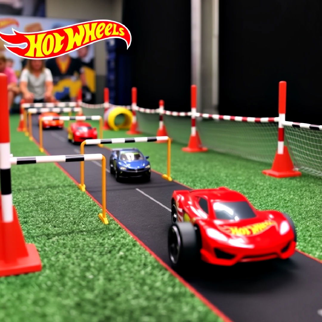 hot wheels mini obstacle course design - 25 Hot Wheels Birthday Party Ideas