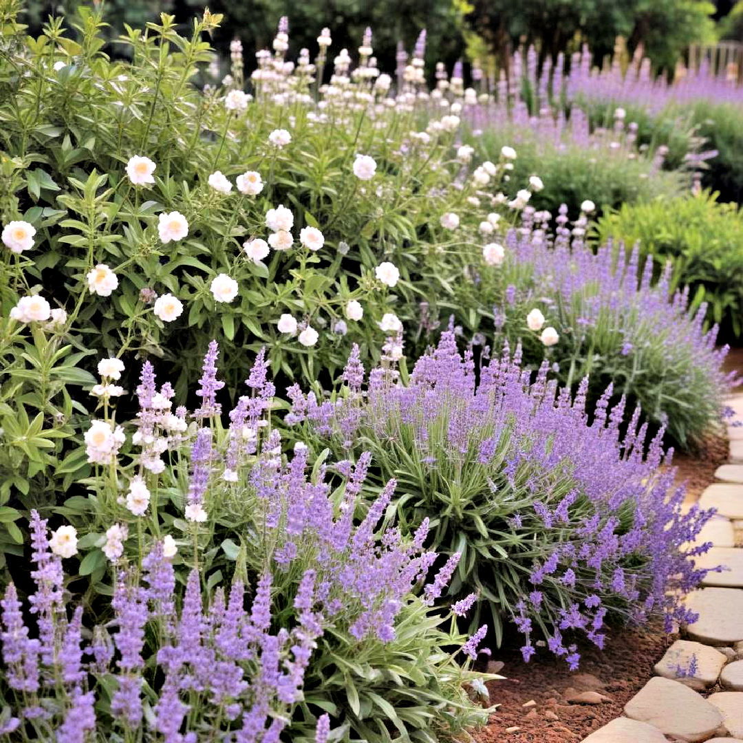 incorporate fragrant plants like lavender - 40 Front Yard Landscaping Ideas