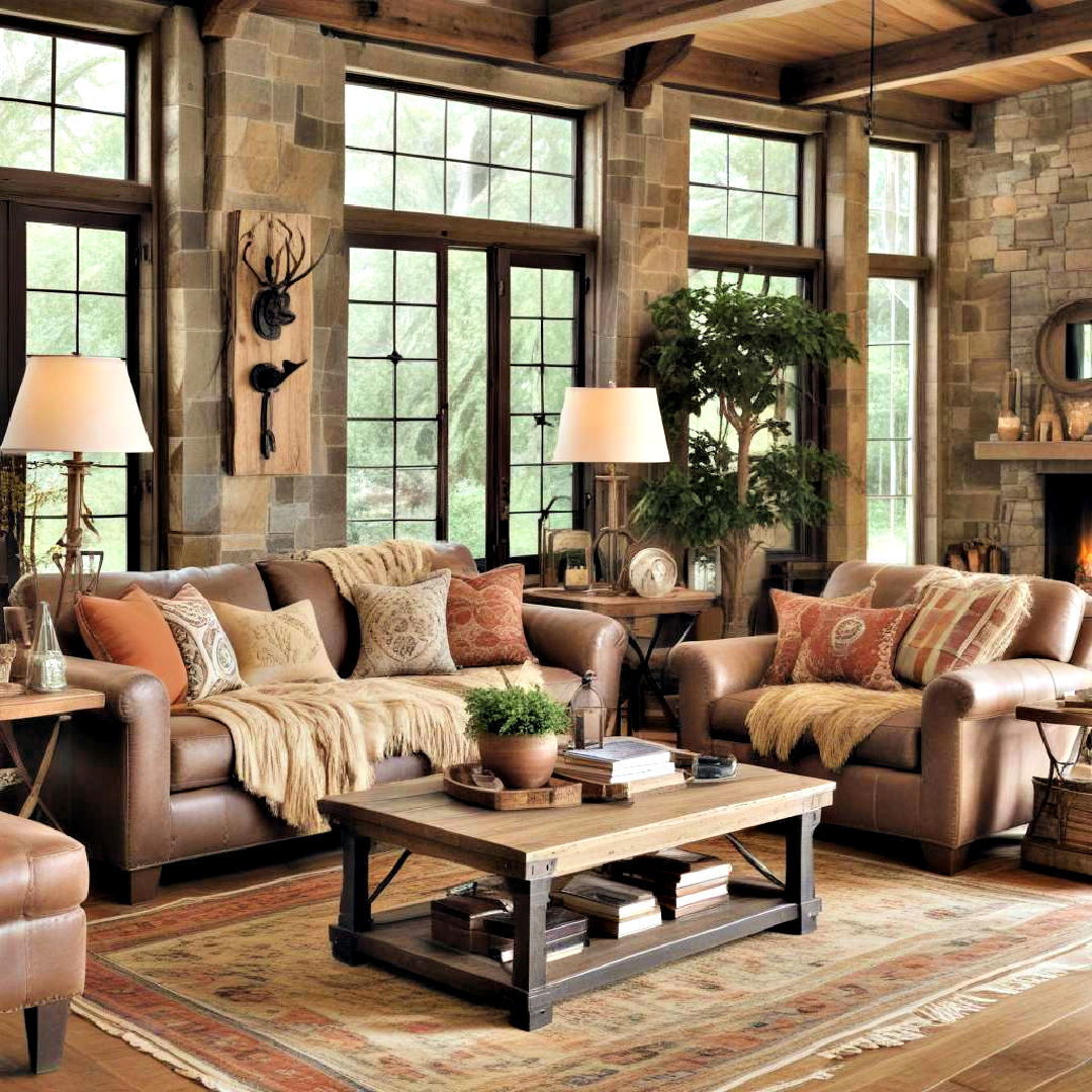 incorporate reclaimed wood - 40 Living Room Ideas