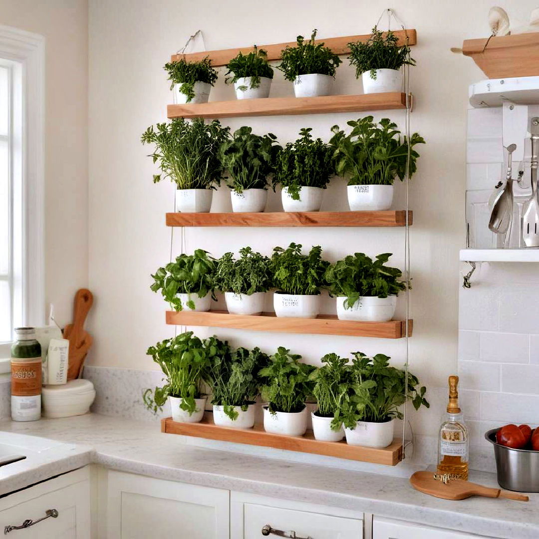 indoor herb garden idea - 40 Kitchen Decor Ideas
