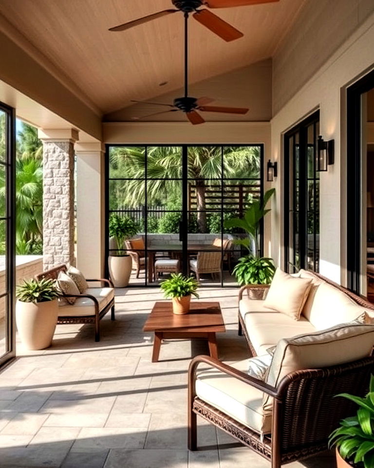 indoor outdoor flow design - 25 Florida Home Decor Ideas