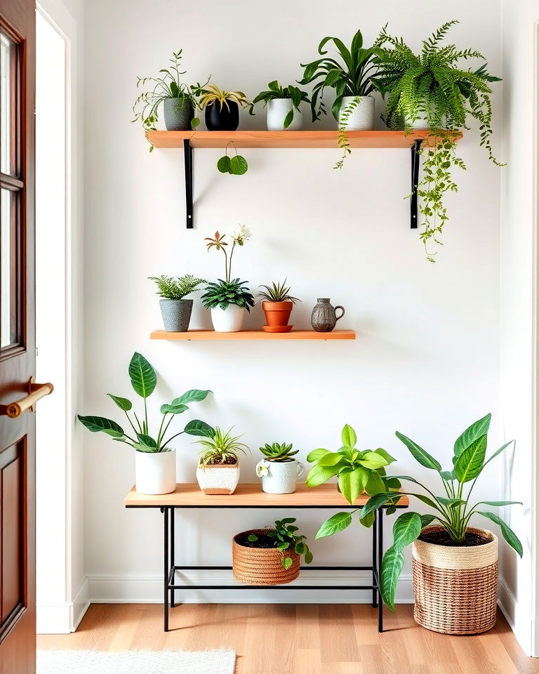 indoor plant for scandinavian entryway - 20 Scandinavian Entryway Ideas