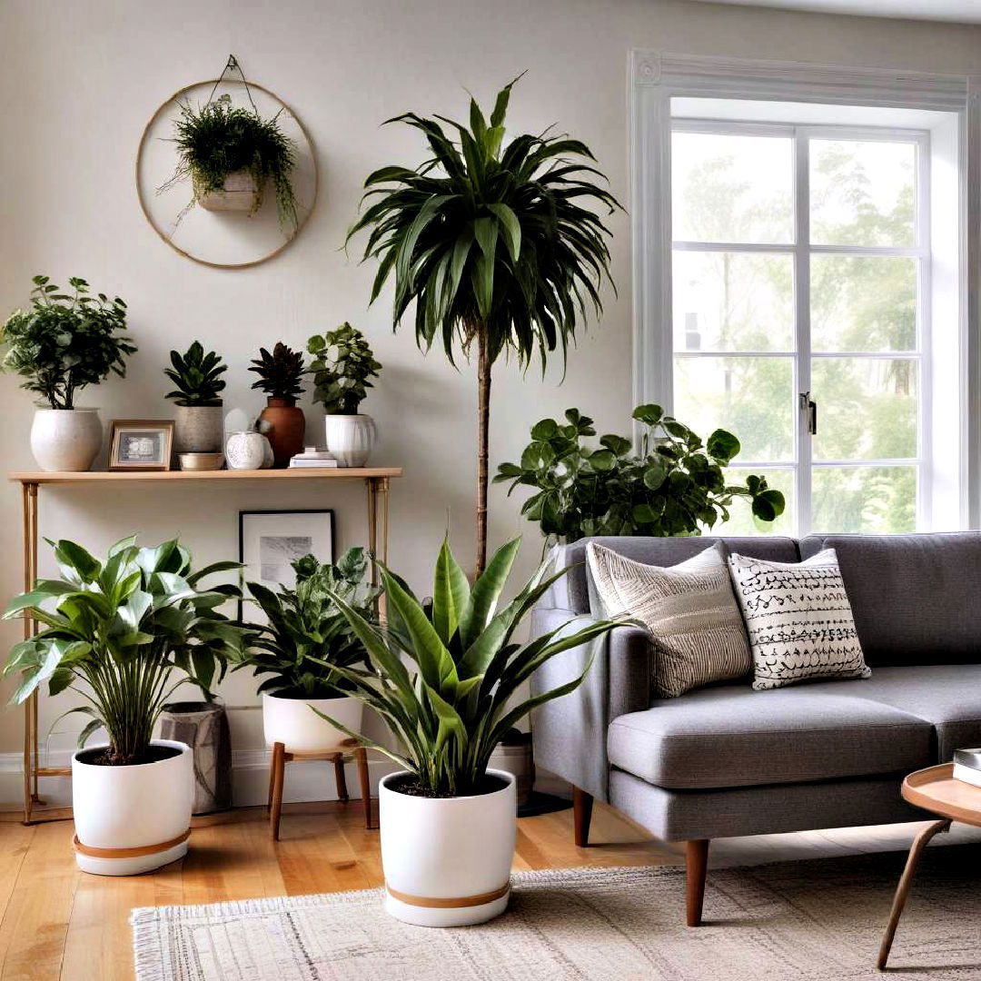 indoor plants for living room - 40 Living Room Ideas