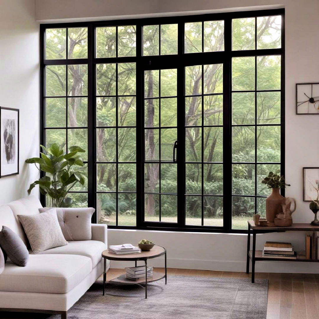 industrial design steel window frames - 30 Industrial Decor Ideas
