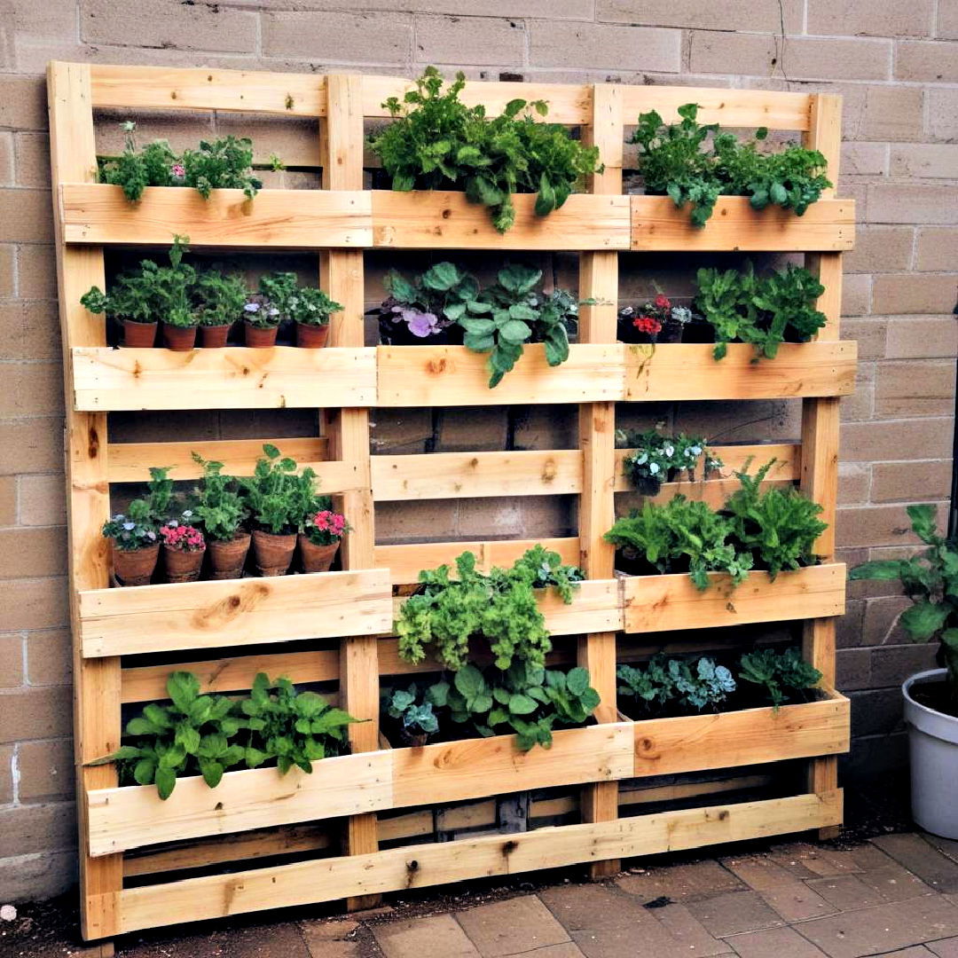 inexpensive pallet planter - 25 Inexpensive Raised Garden Bed Ideas
