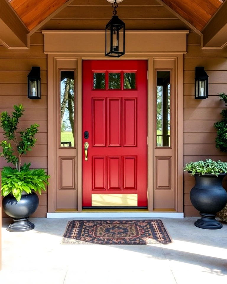 install a new statement front door - 30 Exterior Home Remodeling and Renovation Ideas