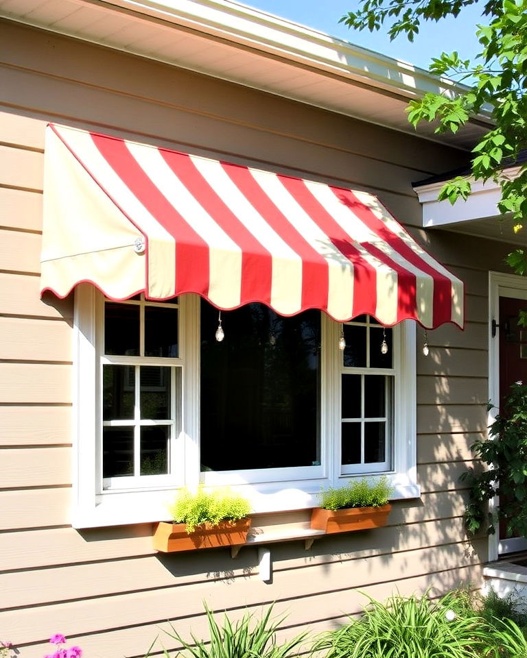 install aesthetic window awning - 40 Curb Appeal Inspiration for Ranch Homes