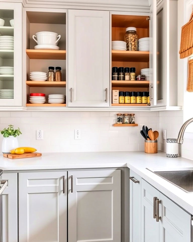 install built in cabinet organizers - 40 Small Kitchen Storage Ideas