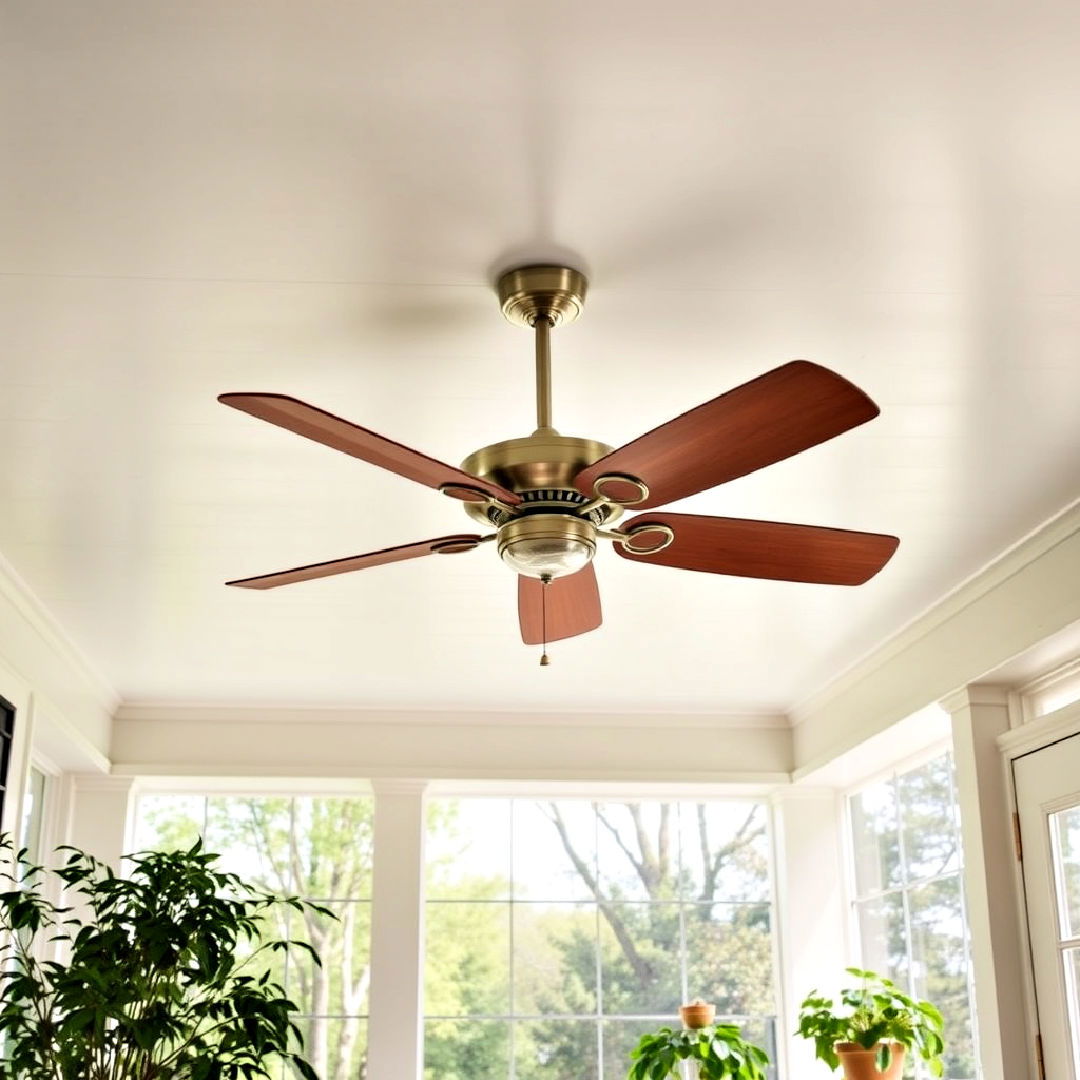 install ceiling fan - 35 Three Season Porch Ideas