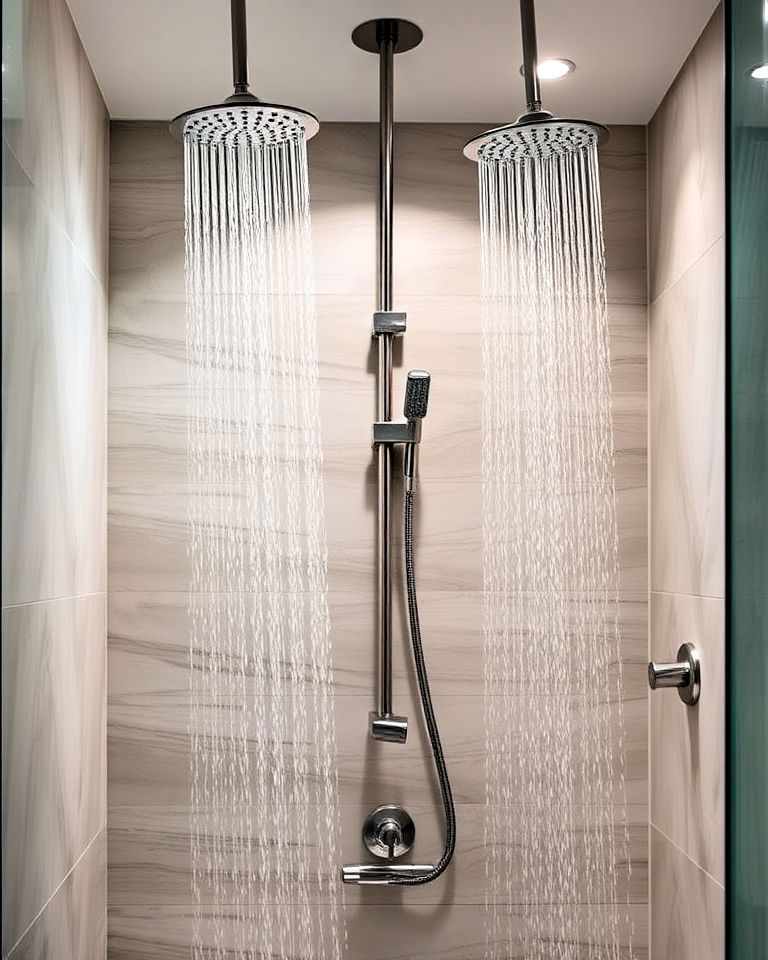 install dual showerheads - 15 His and Her Bathroom Ideas