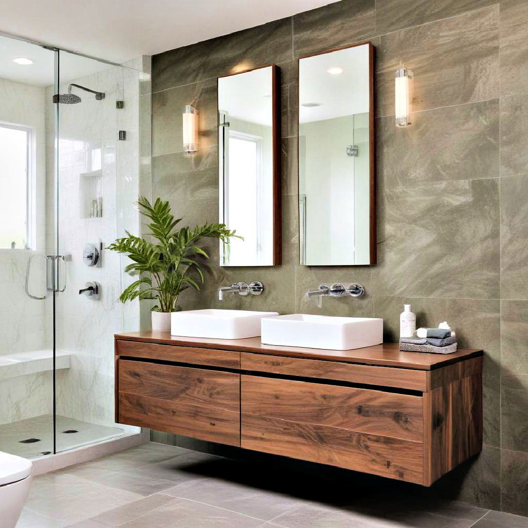 install eco friendly fixtures - 40 Modern Bathroom Ideas