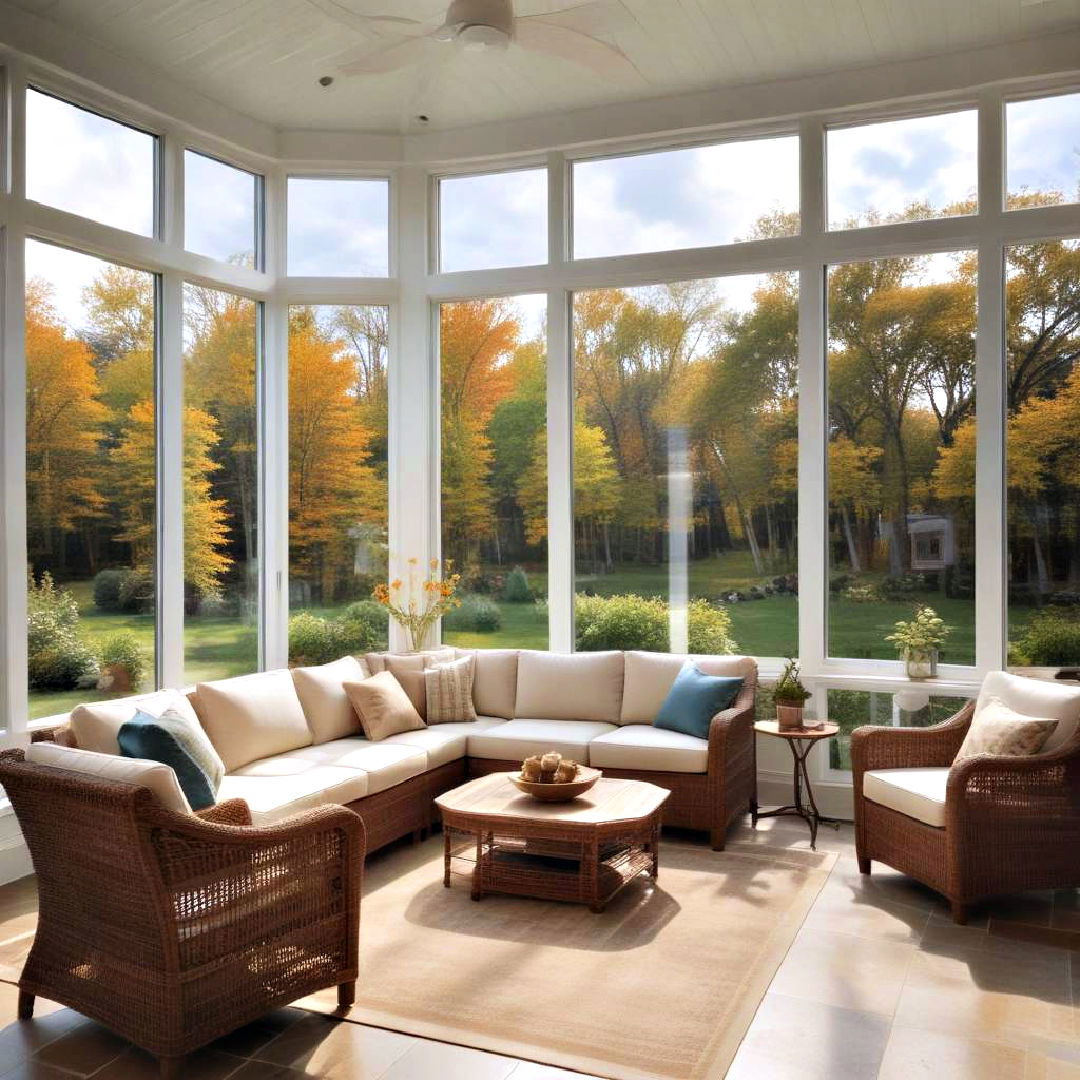 install floor to ceiling windows - 35 Three Season Porch Ideas