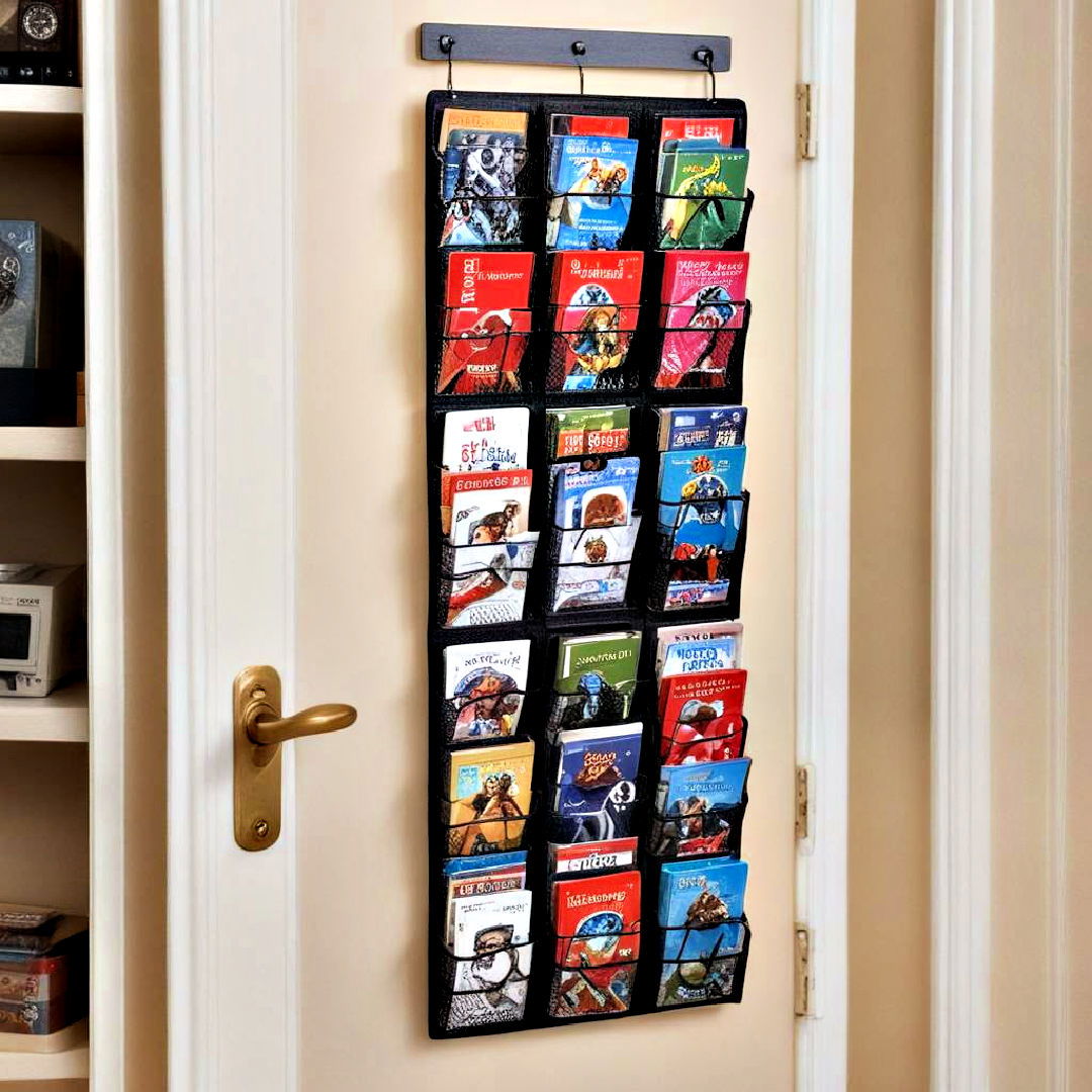 install hanging organizer - 25 Small Game Room Ideas