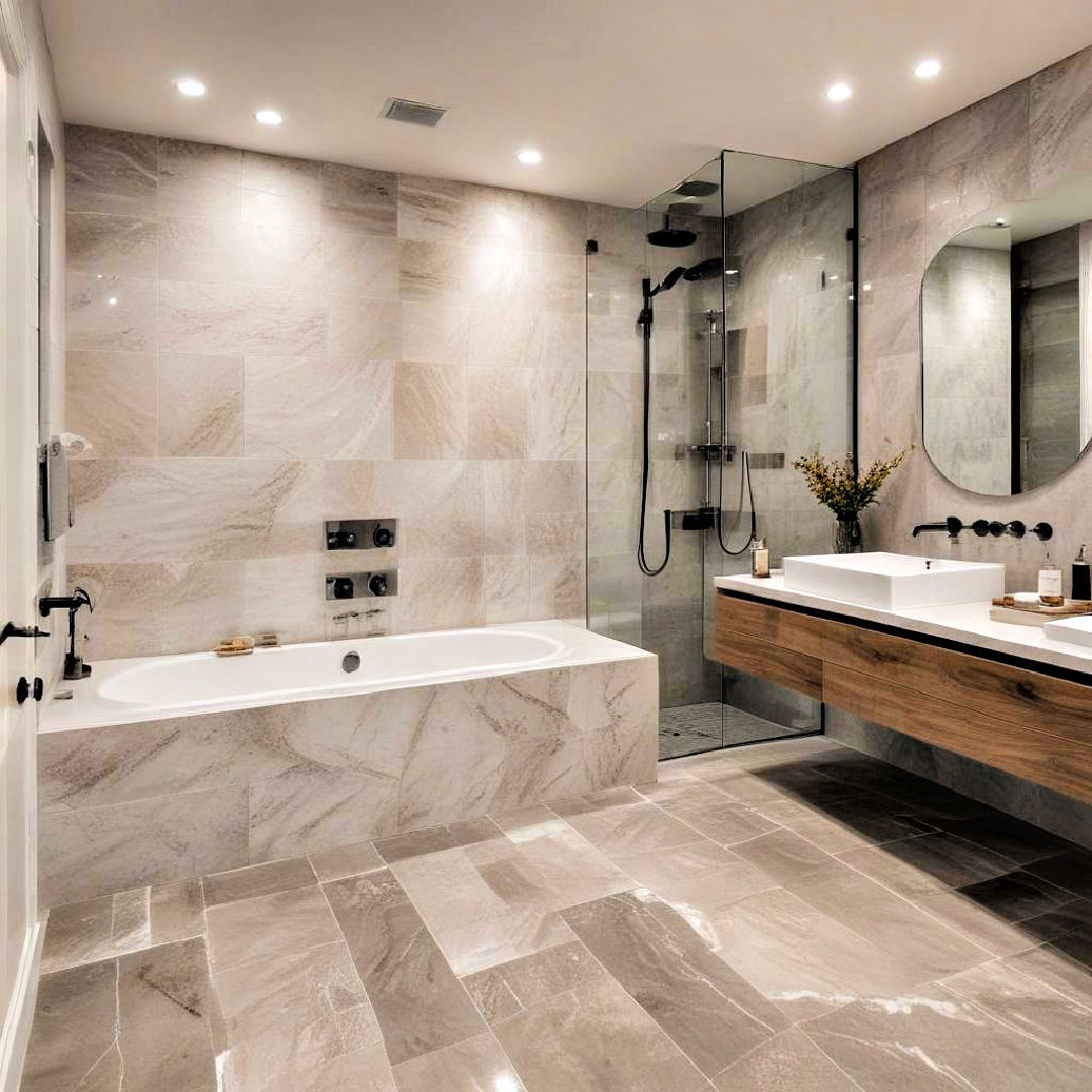 install heated floor - 40 Bathroom Decor Ideas