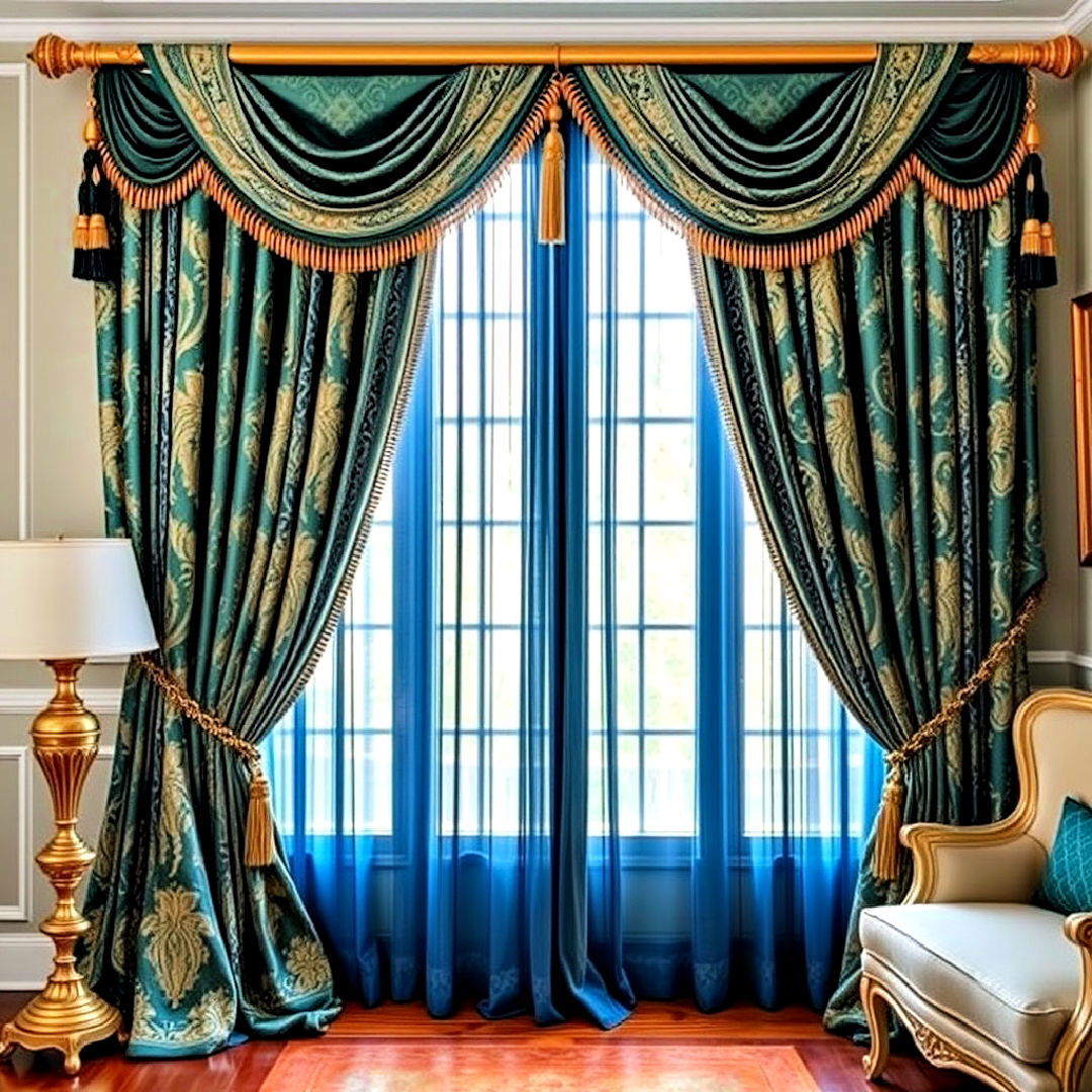 install maximalist curtains and draperies - 30 Maximalist Decor Ideas