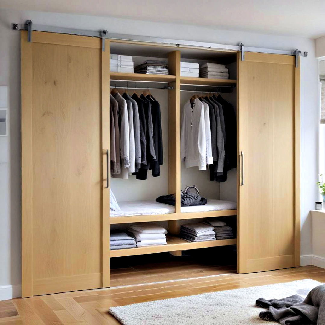 install modern sliding doors - 40 Small Bedroom Ideas