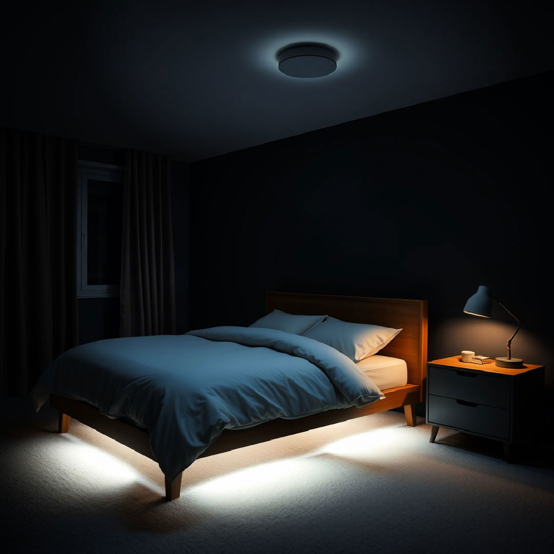 install motion sensor lights - 40 Bedroom Lighting Ideas