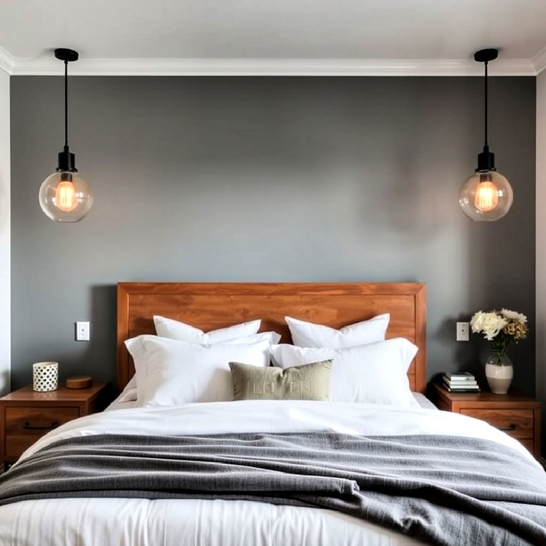 install pendant lights - 40 Bedroom Lighting Ideas