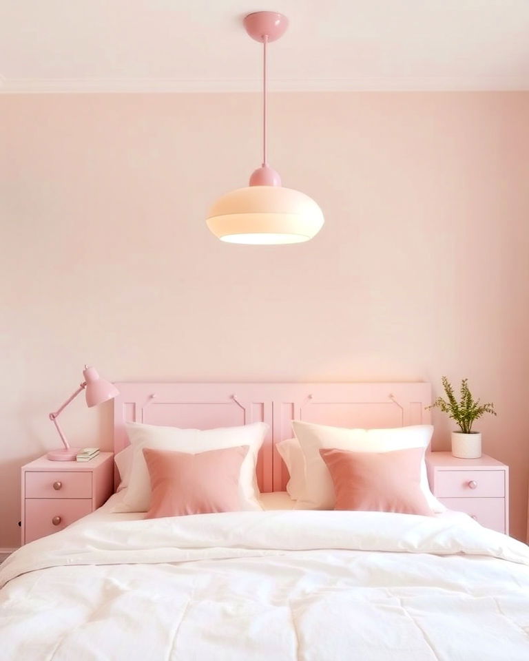 install playful pastel lighting fixture - 25 Danish Pastel Room Ideas