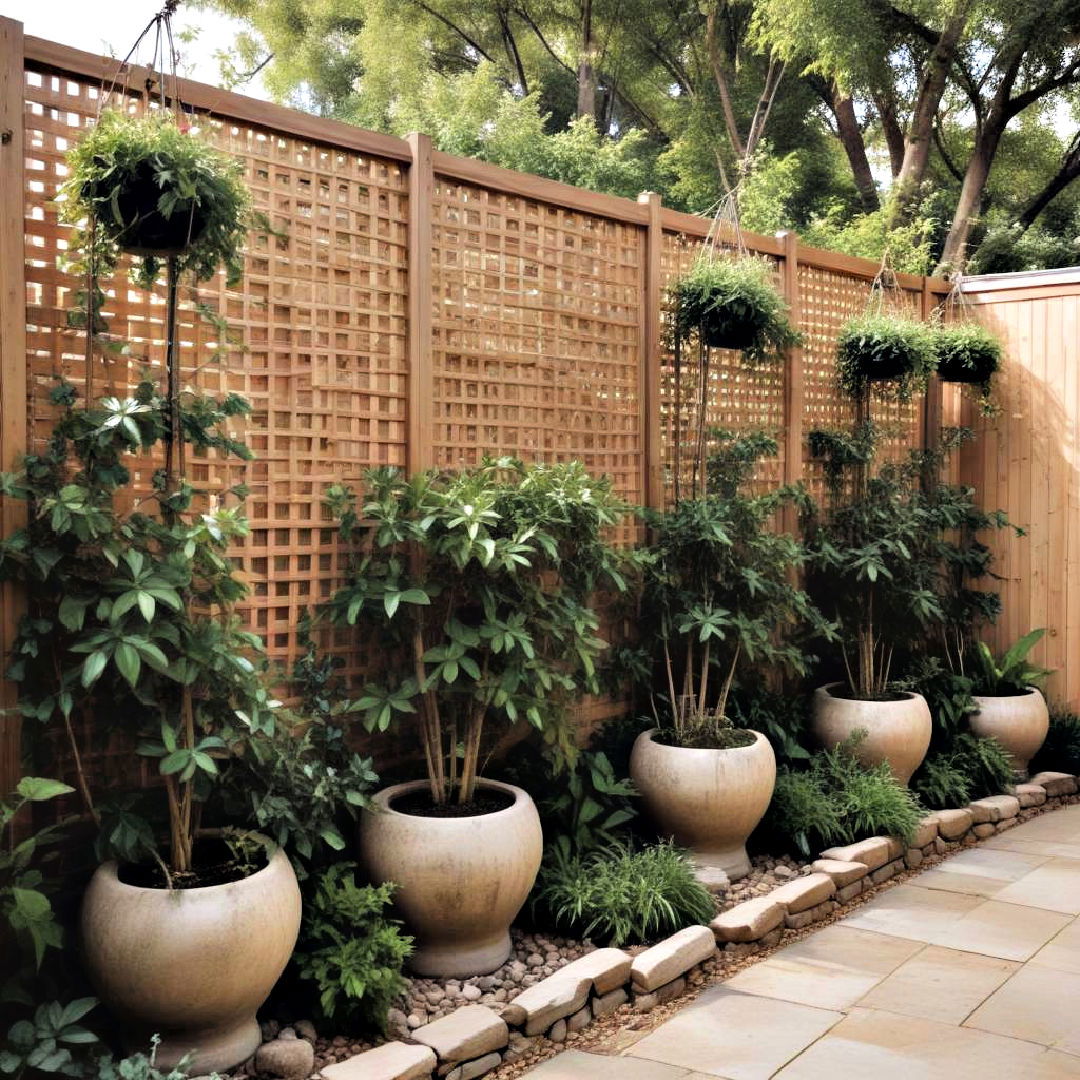install privacy screens - 40 Small Backyard Landscaping Ideas