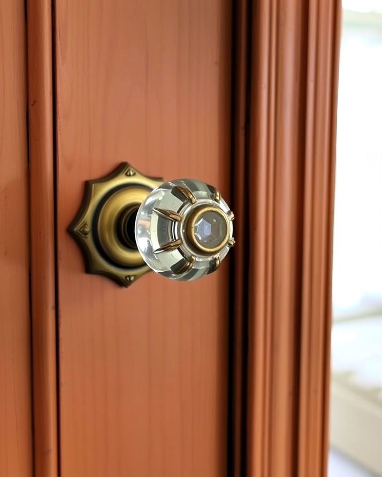 install vintage door knob - 25 Bedroom Door Decorating Ideas
