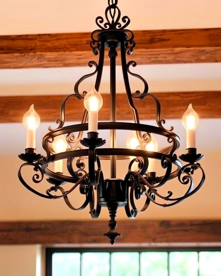 install wrought iron fixtures - 20 Rustic Italian Decor Ideas