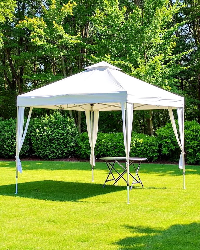 instant shade with pop up shade tents - 40 Shade Ideas