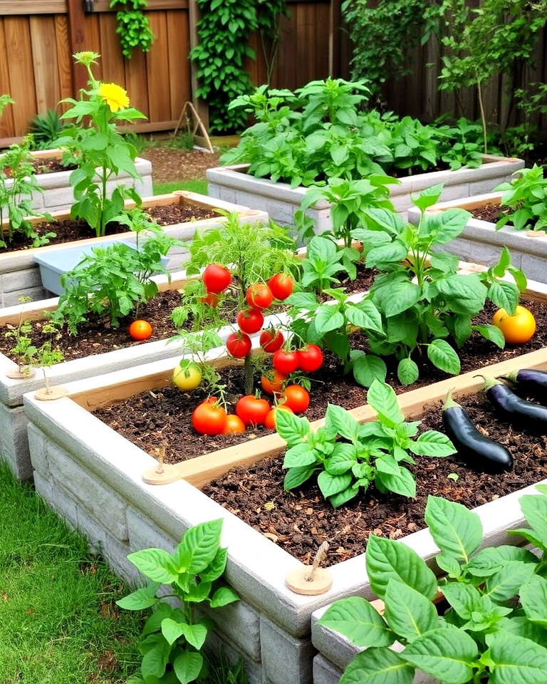 italian backyard with vegetable garden - 20 Italian Backyard Ideas